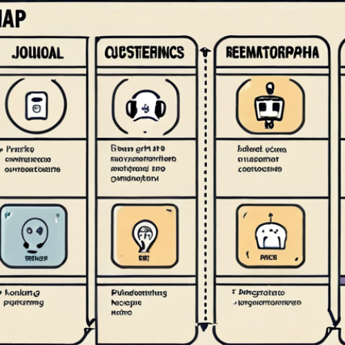 Home 4 **
"A customer journey map visually highlighting key moments of interaction with a brand, focusing on both positive and negative experiences. Include emotional icons representing customer feelings at different touchpoints."
**