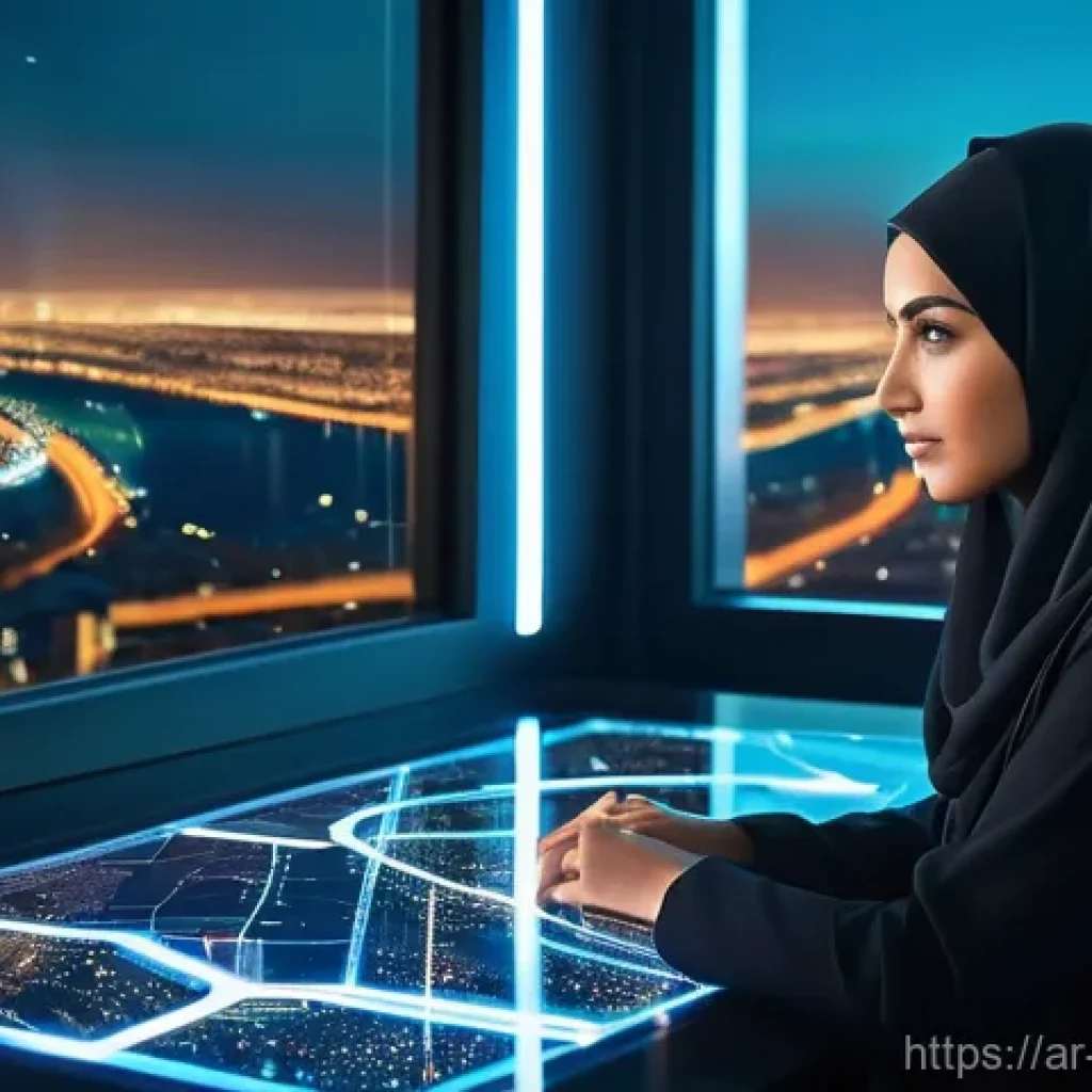 최적 성장 구간을 찾기 위한 탐색적 분석 - **Prompt:** A discerning young Arab woman, professionally dressed in a modern abaya or tailored busi...