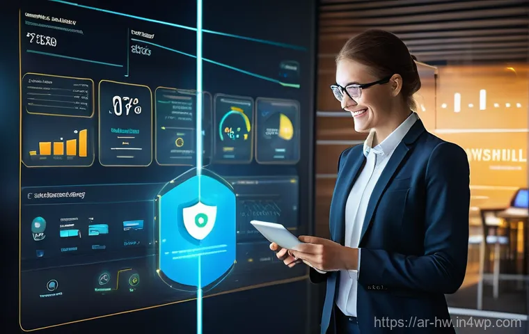 성장 구간 분석을 위한 대시보드 설정 - **Collaborative Future-Forward Analytics:** A diverse team of business professionals, including men ...